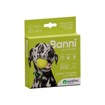 Banni Antipulgas para Cães de 20kg a 40kg 2,68 ml