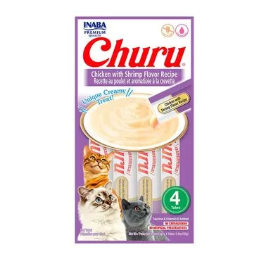 Churu Galinha e Camarão para Gatos 56 g