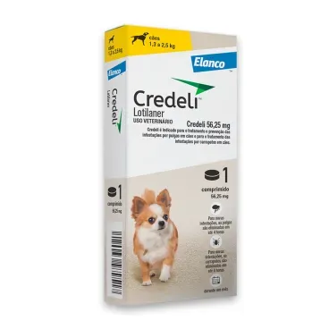 Credeli 56,25mg Cães 1,3 a 2,5 kg