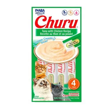 Churu Atum e Galinha para Gatos 56 g