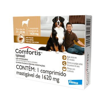 Comfortis 1620 mg Cães de 27 a 54kg