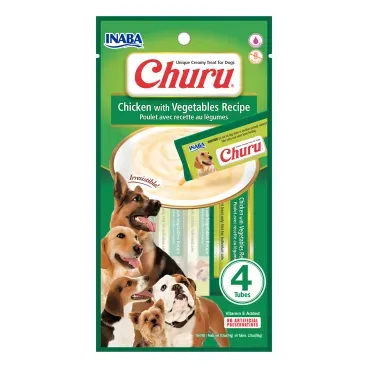 Churu Frango com Vegetais para Cães 56 g